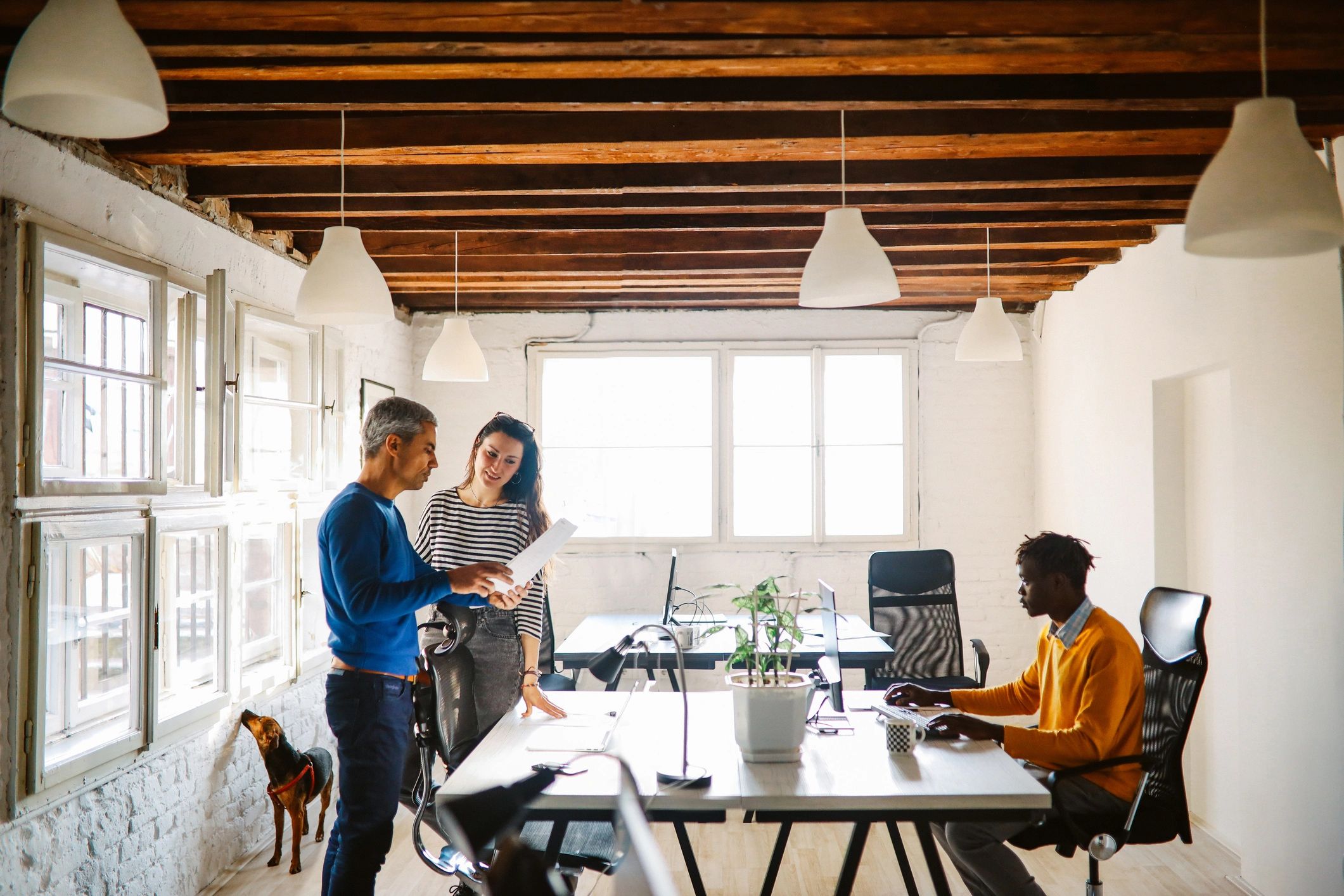 Modern commercial workspace maintained to a high standard